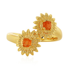 Zilveren ring met zonnestenen