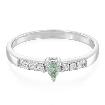 Zilveren ring met een Paraiba toermalijn