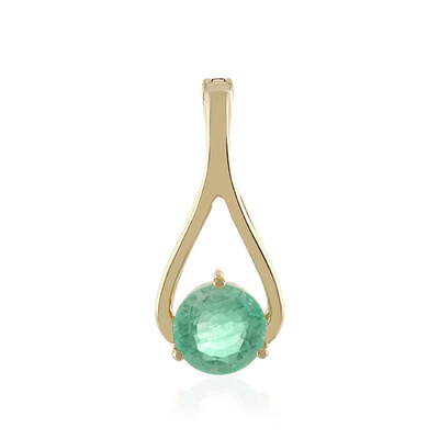 Gouden hanger met een Ethiopische smaragd