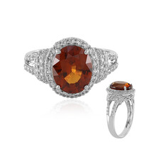 Gouden ring met een hessoniet granaat
