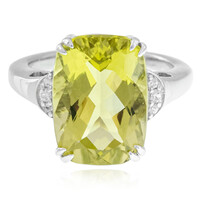 Zilveren ring met een Limoen Kwarts