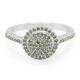 Zilveren ring met Fancy diamanten