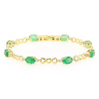 Gouden armband met Ethiopische smaragden (AMAYANI)