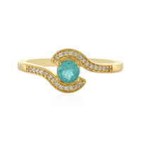 Zilveren ring met een Blauwe apatiet