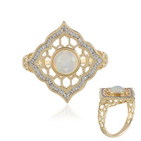 Gouden ring met een AAA Welo-opaal (Ornaments by de Melo)