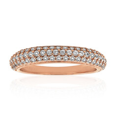 Zilveren ring met zirkonen