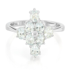 Zilveren ring met Paraiba toermalijnen