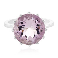 Zilveren ring met een lavendel amethist