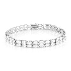 Zilveren armband met Himalaya berilstenen