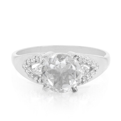 Zilveren ring met een gosheniet