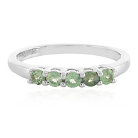 Zilveren ring met Braziliaanse alexandrieten