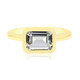 Zilveren ring met een witte topaas (MONOSONO COLLECTION)