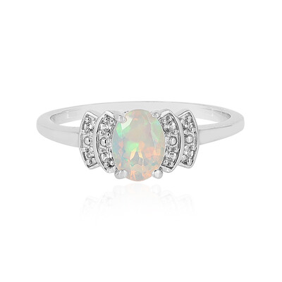 Zilveren ring met een Welo-opaal