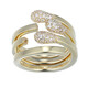 Zilveren ring met witte topaasstenen (Adela Silber)