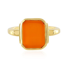 Zilveren ring met een carneool