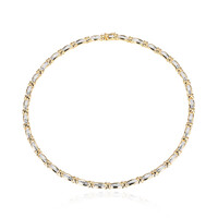 Messingen halsketting met een I3 (I) Diamant (Juwelo Style)