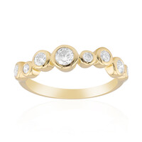 Gouden ring met een Diamant SI1 (G)