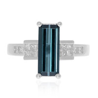 Gouden ring met een indigoliet (CIRARI)