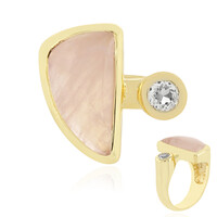 Zilveren ring met een rozen kwarts
