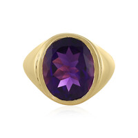 Zilveren ring met een Zambia-amethist