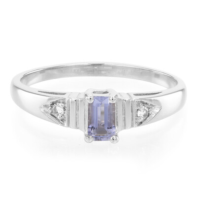 Zilveren ring met een Madagascar ioliet