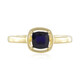 Zilveren ring met een Madagaskar Blauwe Saffier