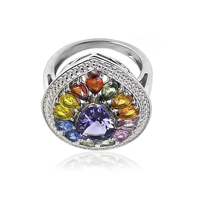 Zilveren ring met een lavendel amethist
