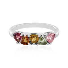 Zilveren ring met toermalijnen