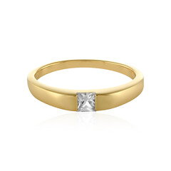 Zilveren ring met een zirkoon