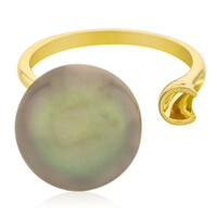 Gouden ring met een Tahiti parel (TPC)