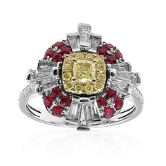 Gouden ring met een gele SI2 diamant (CIRARI)