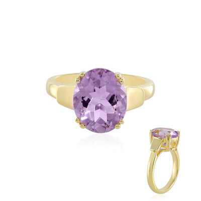 Zilveren ring met een lavendel amethist
