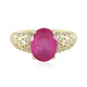 Gouden ring met een roze saffier (de Melo)