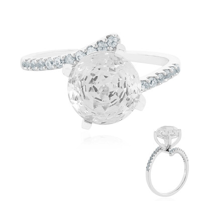 Gouden ring met een Koninklijk Wit Topaas (PHANTASIA)