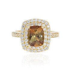 Gouden ring met een andalusiet