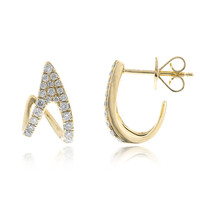 Gouden oorbellen met I1 (H) Diamanten (CIRARI)
