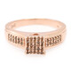Zilveren ring met Fancy diamanten