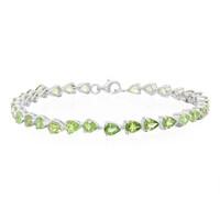 Zilveren armband met Paraiba toermalijnen