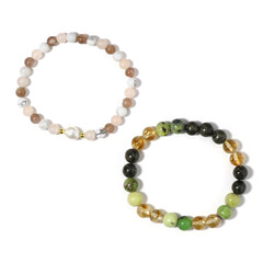 Armband met een Witte zoetwater kweekparel (Riya)