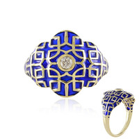 Gouden ring met een I1 (I) Diamant (Ornaments by de Melo)