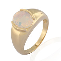 Zilveren ring met een Welo-opaal (de Melo)