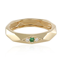 Gouden ring met een Russische smaragd (de Melo)