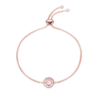 Zilveren armband met een parelmoer