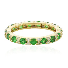 Gouden ring met tsavorieten (La Revelle)