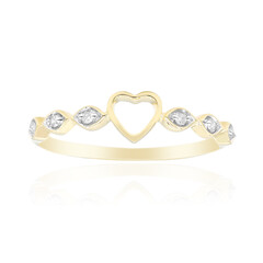 Gouden ring met Diamanten SI1 (G)