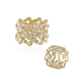 Gouden ring met I2 (H) Diamanten (de Melo)