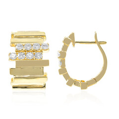 Gouden oorbellen met I1 (H) Diamanten (CIRARI)
