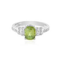 Gouden ring met een sfeen