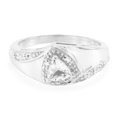 Zilveren ring met een gosheniet