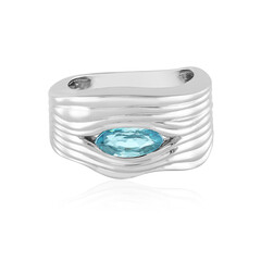 Zilveren ring met een Ratanakiri zirkoon (de Melo)